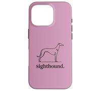 Sighthound Minimalist One Line Art Greyhound Dog Lover Case for iPhone 16 Pro