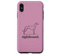 Sighthound Minimalist One Line Art Greyhound Dog Lover Case for iPhone XS Max