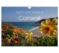 Sights and Views in Cornwall (Wall Calendar 2026 DIN A4 landscape), CALVENDO 12 Month Wall Calendar: A visit to the county in the Southwest with the ... gardens and a very beautiful light: Cornwall.