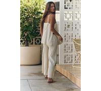 Sightseer Linen Co-Ord by free-est at Free People in Tea Cookie, Size: XL - female