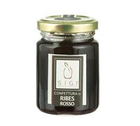 SIGI Azienda Agricola REDCURRANT Jam | Free of Food Dyes, Preservatives and Additives | 100% Artisanal and Natural | Handmade and Made in Italy | Jar 220gr.