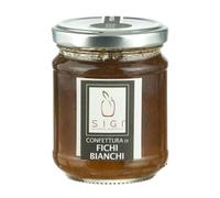 SIGI Azienda Agricola White FIG Jam | Free of Food Dyes, Preservatives and Additives | 100% Artisanal and Natural | Handmade and Made in Italy | Jar 110gr.