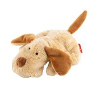 Sigikid 42590 Mini Dog Cuddly Gadgets Girls and Boys Baby Toy Recommended from Birth Beige/Brown