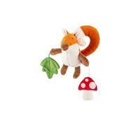 Sigikid Fox Pendant for Babies from Birth Toy for Hanging with Rattle Activity Cuddly Toy