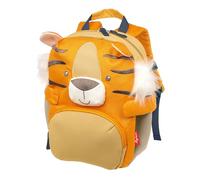 Sigikid Kids Backpack Nursery Backpack: Sturdy, Lightweight, Child-friendly, for Nursery, Crib, Outings, Leisure, for 2-5 Years, 5.2L, Orange/Tiger, S, Casual