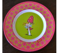 Sigikid KIDS PLATE "FLORENTINE", melamine, new