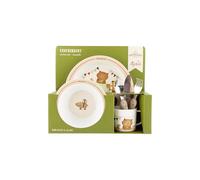 SIGIKID Mister O'Lui 52919 Children's Crockery Set 6 Pieces with Plate, Cup, Bowl, Spoon, Fork, Knife