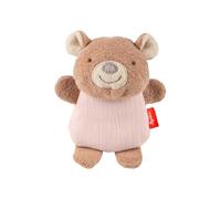 sigikid Sigibaby Grasping Toy Bear - Baby Toy for Gripping, Discovering and Playing with Rattle Gift for Babies from Birth