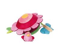 Sigikid Soft Sensory Ball for Babies with Crinkle Sounds, Pink