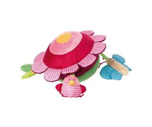 Sigikid Soft Sensory Ball for Babies with Crinkle Sounds, Pink