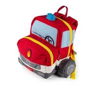 Sigikid Unisex Children's Backpack, Tractor Children's Backpack, Red/Fire Engine, 5,2 Liter