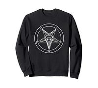 Sigil Baphomet Pentagram Occult Satanic Goat Head Devil 666 Sweatshirt
