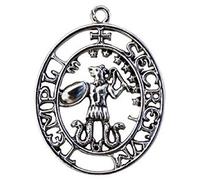 Sigil of Abraxas Pendant: Magickal Right and Might (Knights Templar)