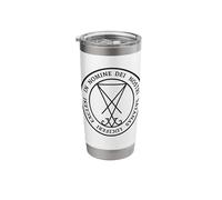 Sigil of Lucifer Hell Devil Wicca Satan trve Metalhead Pagan Stainless Steel Insulated Tumbler