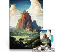Sigiriya Oil Painting1000 Pieces Puzzles for Adults Brain intelligence challenge addictive toys Artwork Gift 38x26cm