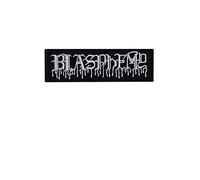 SigitasTrading Black Metal Band Patch Badge Embroidered Iron on Applique Souvenir Accessory