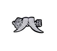 SigitasTrading Metal Band Patch Badge Embroidered Iron-On Applique Souvenir Accessory