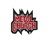 SigitasTrading Metal Church Band Patch Badge Embroidered Iron-on Applique Souvenir Accessory