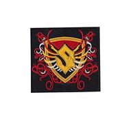 SigitasTrading Power Metal Band Patch Badge Embroidered Iron-On Applique Souvenir Accessory