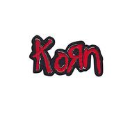 SigitasTrading Red Cotton Minimalistic Music Patch 8.5 x 11 inches 1 Piece Letter Iron-On Embellishment