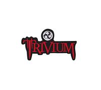 SigitasTrading Red Metal Band Patch Badge Embroidered Iron-On Applique Souvenir Accessory
