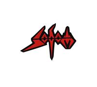 SigitasTrading Red Rebellious 3x5 inches Music Iron-On Patch