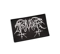 SigitasTrading TSJUDER (Black Metal) Embroidered Iron-On Applique Souvenir Accessory - 1 Rectangular Decorative Patch