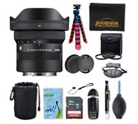 Sigma 10-18mm f2.8 DC DN Contemporary Lens for Sony E with Sunshine Photo Professional Bundle - 4 Years USA Manufacturer Warranty