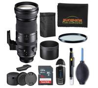 Sigma 150-600mm f5-6.3 DG DN OS Sports Lens for Sony E with Sunshine Photo Basic Bundle
