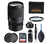 Sigma 16-300mm f3.5-6.7 DC OS Contemporary Lens for Sony E with Sunshine Photo Basic Bundle - 4 Years Manufacturer Warranty