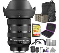 Sigma 24-70mm f/2.8 DG DN II Art Lens for Sony E Mount with Altura Photo Advanced Accessory and Travel Bundle