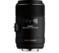 Sigma 258101 105mm f/2.8 EX DG OS HSM Macro Lens Canon DSLR Cameras, Black