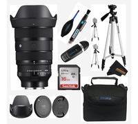 Sigma 28-45mm f1.8 DG DN Art Lens for Sony E with Sunshine Photo Basic Bundle - 4 Years USA Manufacturer Warranty