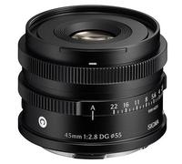 Sigma 45Mm F2.8 Dg Contemporary Lens In Black - L-Mount Black