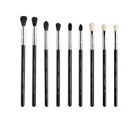 Sigma Beauty Deluxe Blending Brush Set - Professional Grade Eyeshadow Brush Set with 9 Full Size Blending Brushes Featuring Extra Soft Fibers for Precise, Controlled, & All-Over Eyeshadow Blending