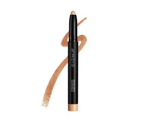 Sigma Beauty Eyeshadow Primer Base - Professional Grade Eye Primer Crayon w/Sleek Retractable Tip for Long-Lasting Makeup & All-Day Color Payoff, Prevents Creasing (Radiance, Soft Golden Shimmer)