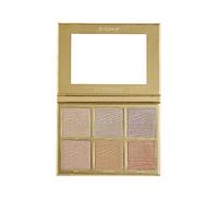 Sigma Beauty GlowKissed Highlight Palette - Highlighted Warm Tones - Golden Hour Glow Vibes - 6 Highlighter Shades, Mirror Included - Cruelty-Free, Vegan Highlighter Makeup Palette
