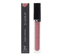 Sigma Beauty Liquid Lipstick - Highly Pigmented Lip Color - Non Feathering Lipstick, No Lip Liner Needed - Matte Lipstick with Satin Finish - Vegan, Cruelty Free, Paraben Free Lipstick - Nude Mauve