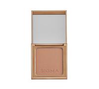 Sigma Beauty Matte Bronzer - Dark Powder Bronzer for Face - Matte Bronzer Compact for Natural, Sun Kissed Makeup Looks - Dark