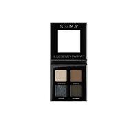 Sigma Beauty Quad Eyeshadow Palette - Makeup Eyeshadow Quad with a Buttery Soft Formula and Buildable, Blendable Shades for a Flawless Eye Look, Designed for All Day Wear (Blueberry Parfait)
