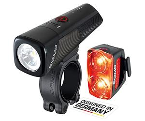 SIGMA Bike Lights Front and Back BUSTER 800 & BUSTER RL 150 - USB-C Rechargeable Bike Light with Multiple Light Modes | IPX4 Water Resistant LED Bicycle Lights with 800 Lumens and 170m Beam Range