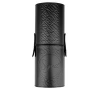 Sigma Brush Cup Holder - Two Makeup Brush Cups Snap Together for On-the-Go - Keep Makeup Brushes Clean and Protected - Makeup Brush Holder for Travel or Home - Black