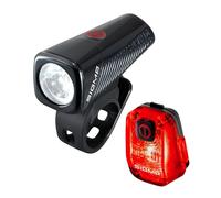 SIGMA Buster 100/Nyte 10 Set | Bicycle Light Set with Front and Rear Light | USB-C | Front Light with 5 Lighting Modes | Rear Light with 500m Visibility Included