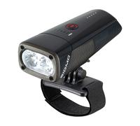 SIGMA Buster 1600HL | Helmet light with 1600 lumens | Rechargeable helmet light with 6 light modes | Excellent light image thanks to innovative double lens with Osram LED | Colour: black