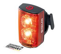 SIGMA - Buster RL 80 | Rear Bike Light 80 Lumens | Rechargeable LED Rear Light | with Memory Function for Convenient Use, red