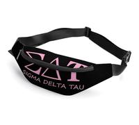 Sigma Delta Tau Printed Crossbody Fanny Pack Fashion Waist Bag with Adjustable Strap for Men Women