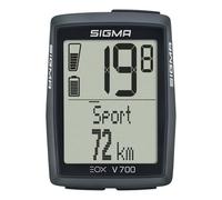 SIGMA EOX VIEW 700 E-Bike Computer Including About CLAMP Butler Waterproof Bicycle Computer for E-Bike Compatible with Free EOX App