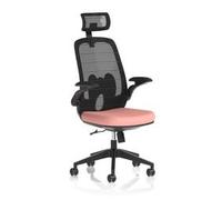 Sigma Executive Mesh Chair With Folding Arms Seat Quest Shrimp