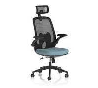 Sigma Executive Mesh Chair With Folding Arms Seat Rivet Quench