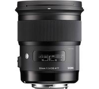 Sigma F1.4 DG HSM Art Lens Black 50 mm (Sigma SA Mount) NEW